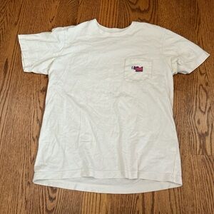 Uniqlo Cream Short Sleeve Tee with Pocket